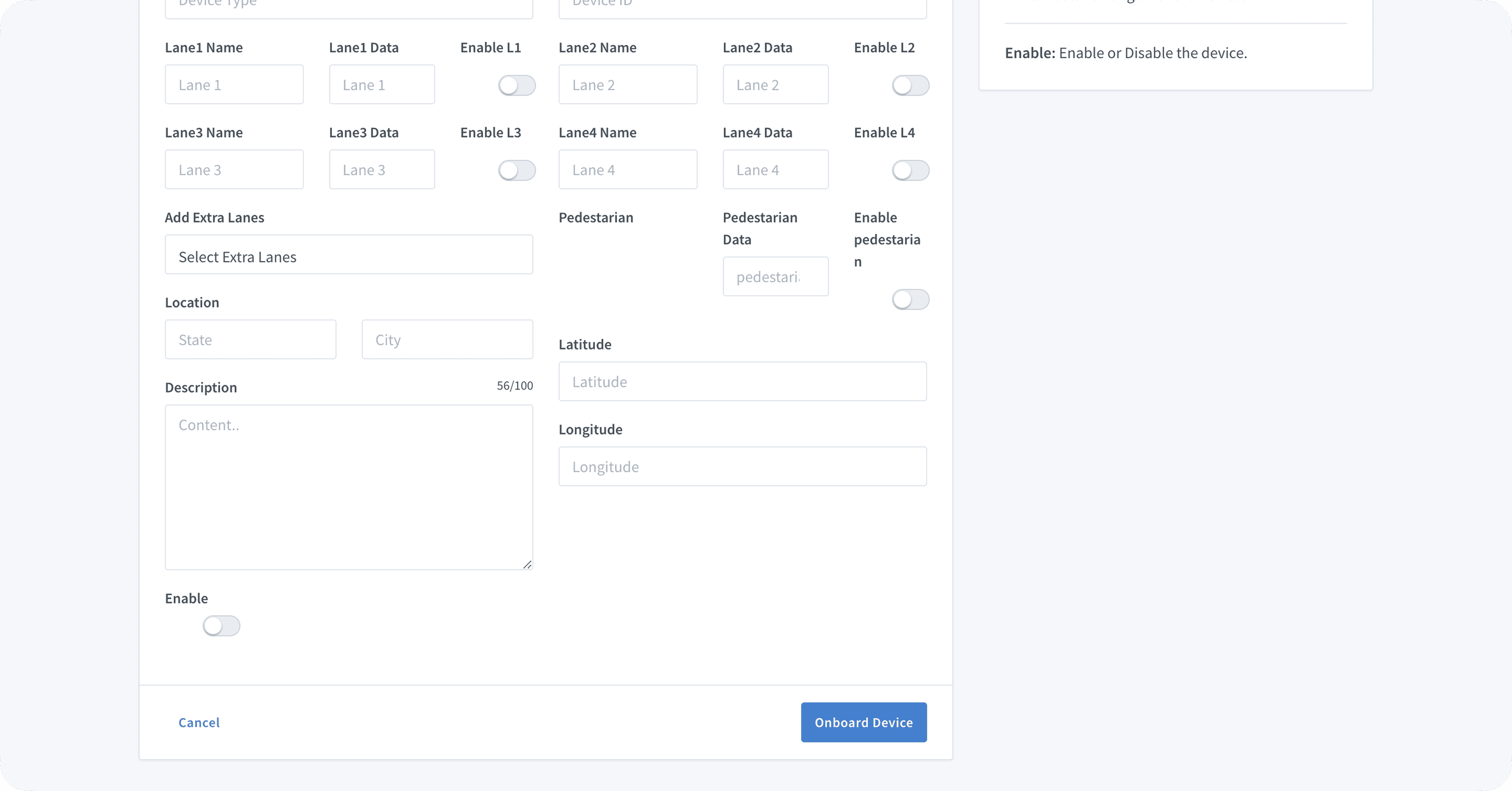 Outdated Spondit system screen 5